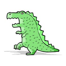 cartoon dinosaur N102