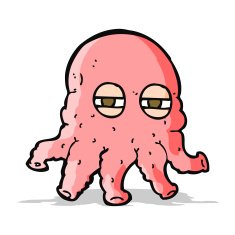 Cartoon Alien Face N11