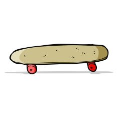 Cartoon Skateboard N31