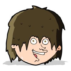 cartoon happy man N226