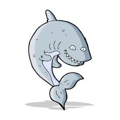 Cartoon Shark N42