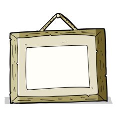 Cartoon Picture Frame N10