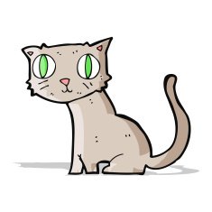 Cartoon Cat N195
