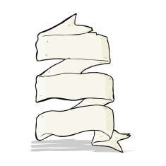 cartoon three layer scroll banner N4