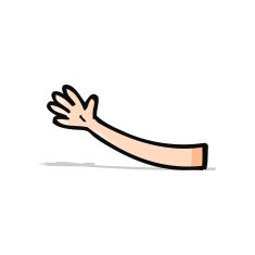 cartoon arm N58