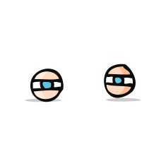 cartoon narrowed eyes N3