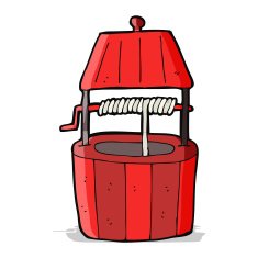 Cartoon Wishing Well N9