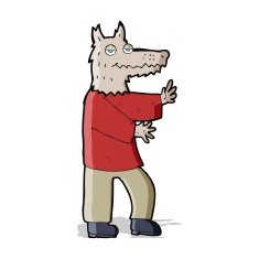 Cartoon Werewolf N21