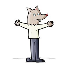 Cartoon Werewolf N22