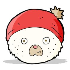 cartoon teddy bear face N7