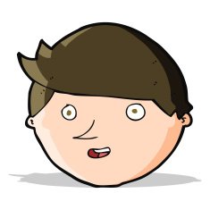 Cartoon Happy Face N25