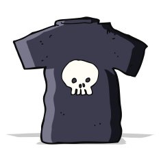 cartoon skull tee N9