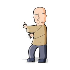 cartoon tough man N8