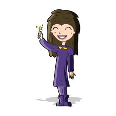 cartoon friendly witch girl N5