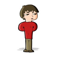 cartoon antisocial boy N5