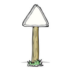 cartoon signpost N7