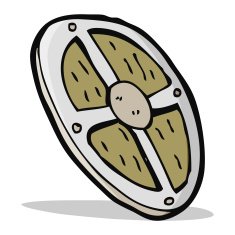 Cartoon Shield N12