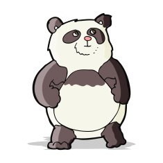 Cartoon Panda N12
