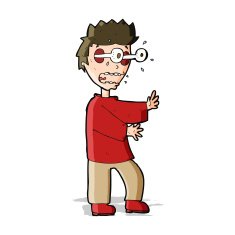 cartoon terrified boy N5