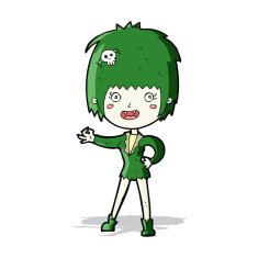 Cartoon Vampire Girl N110