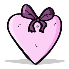Cartoon Love Heart N25