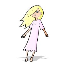 cartoon ghost like girl N3