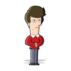 cartoon man staring N5