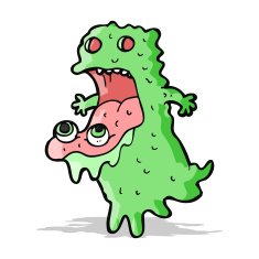 cartoon gross ghost N23