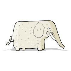 cartoon big elephant N2