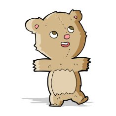 cartoon teddy bear N168