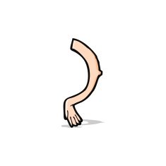 cartoon arm N62