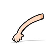cartoon arm N63