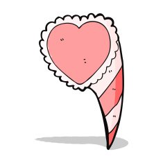 cartoon love heart symbol N4