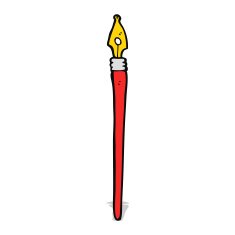 Cartoon Ink Pen N12
