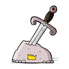 cartoon sword in stone N4
