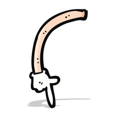 cartoon pointing arm N11