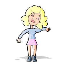cartoon woman only joking N4