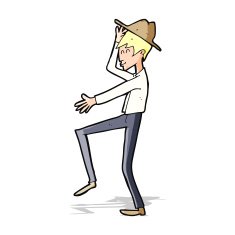 cartoon fashionable man N4