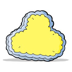 cartoon decorative cloud N20