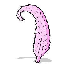 Cartoon Feather N28