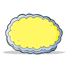 cartoon decorative cloud N21