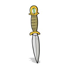 cartoon mystic dagger N4