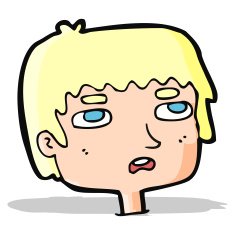 cartoon unhappy face N7