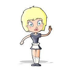 Cartoon Maid N23