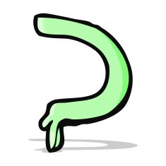 cartoon monster arm N41