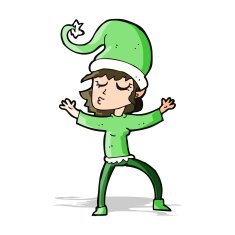 santa's helper cartoon N12