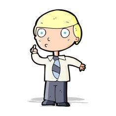 Cartoon School Boy N18
