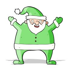Cartoon Santa Claus N232