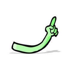 cartoon monster arm N44