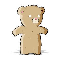 cartoon teddy bear N170